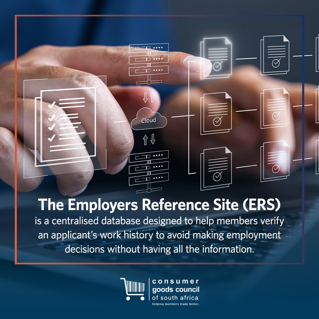 Having a complete employment history is a game changer when it comes to trust and transparency. The Employers Reference Site (ERS) allows you to make more informed hiring decisions and promote safer working environments for all.

Visit bit.ly/3zFVd1l  

#CGCSA