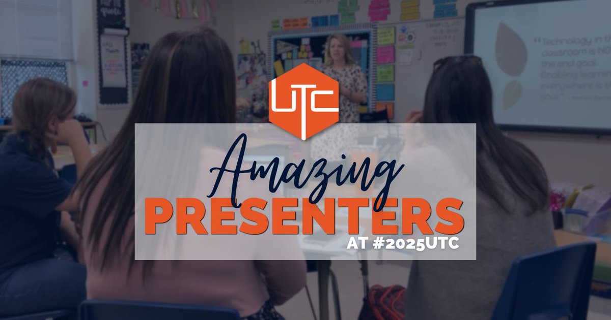upstatetech's tweet image. Prepare to be amazed by the dynamic sessions we have planned for #2025UTC! We are grateful to all our presenters for their readiness to lead and exchange edtech insights with our educational community.