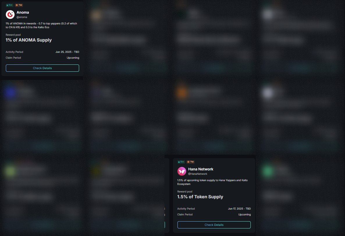 - Thinking about writing with <a href="/KaitoAI/">Kaito AI 🌊</a>?

Start by picking 1 or 2 projects you genuinely like, it’s the only way to speak with depth and clarity. <a href="/anoma/">Anoma</a> / <a href="/HanaNetwork/">Hana</a> 

Once you’ve chosen, go all in: create meaningful content and aim for 100–300 solid replies a day.