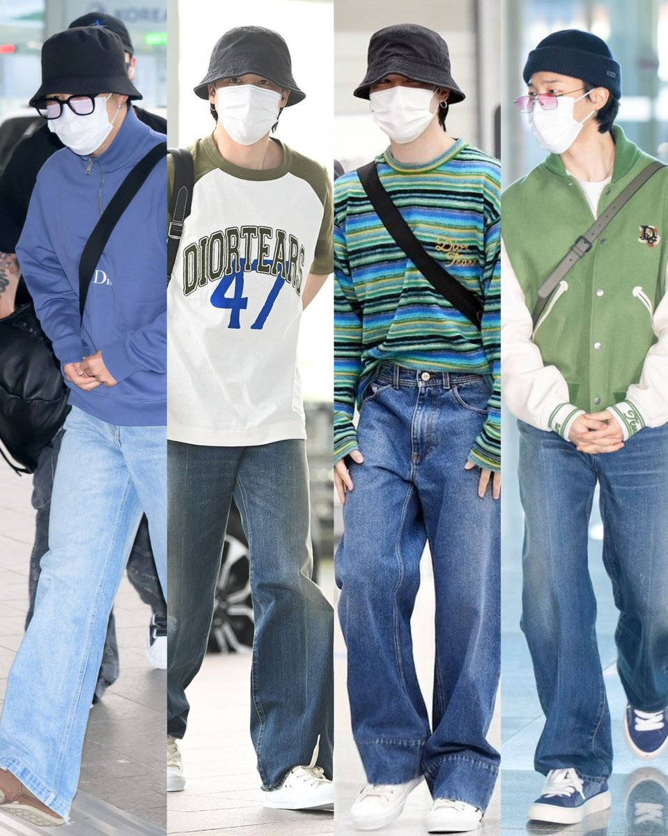 librafolders's tweet image. jimin and his dior fits