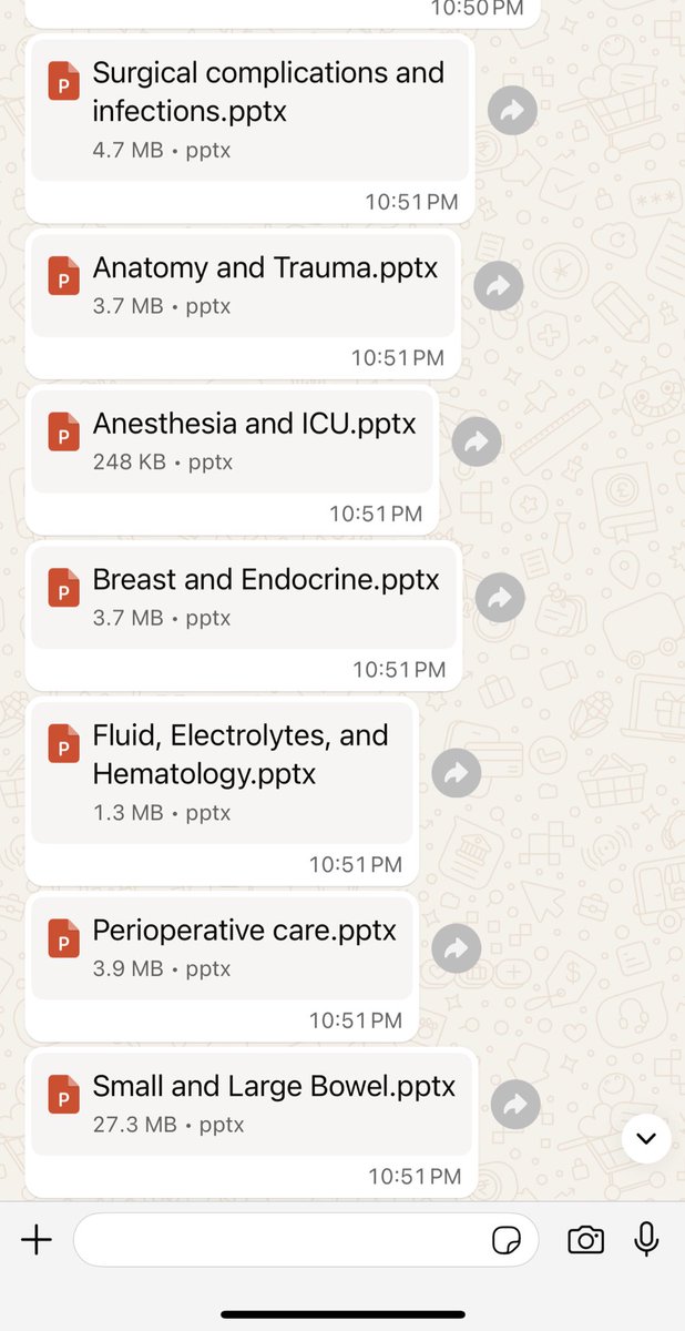 نبدأ الليلة ١٠ مساءا بدورة البروموشن ٢٠٢٥

جميع التخصصات تغبط الجراحة العامة لأن الدورة:
- تتخلى عن اسوأ عاداتك: الدراسة للنجاح فقط. 
- توفر وقتك
- ترفع من ثقتك بنفسك
- تسهل لك حفظ الاشياء المملة
- تجعلك مستعدا للخطوة المقبلة 

للتسجيل 
t.me/ThawabaSupport

ملاحظة: تتوفر