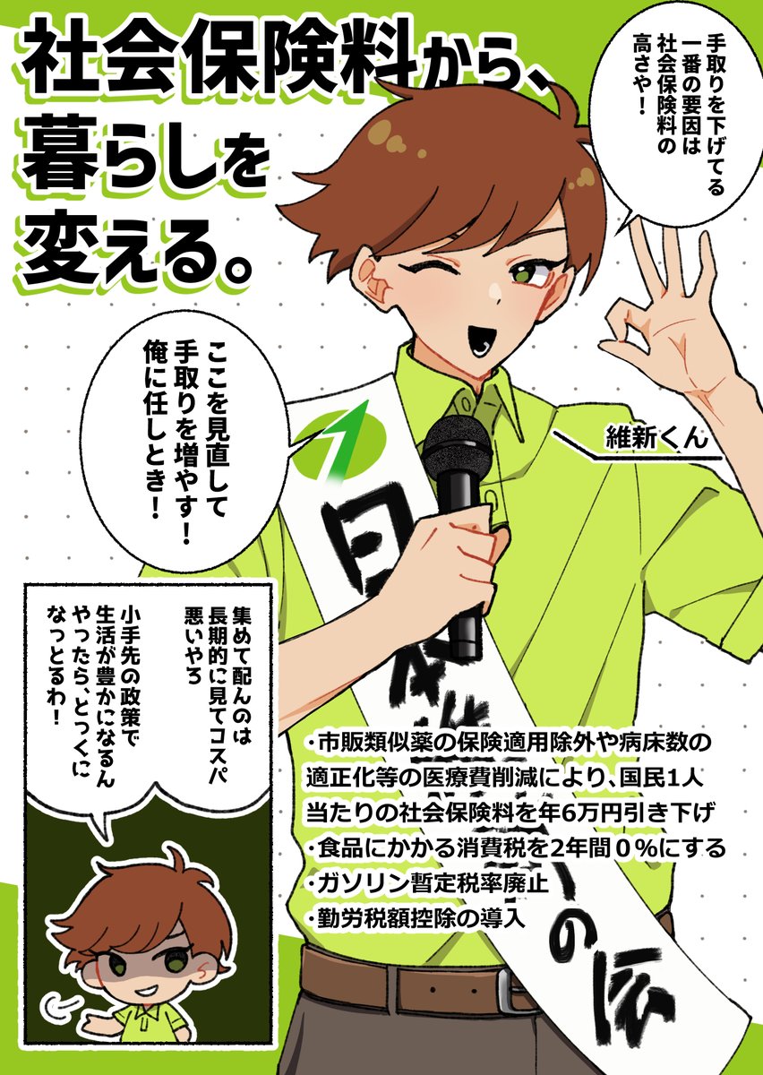 #まつりごと日記 
夏だ！選挙だ！参院選2025だ～～～！！🥳🥳🥳
ということで、今回のメイン争点となりそう？な物価高対策に注目して、ぱうだーが個人的に気になった公約をまとめてみました！
もちろんこれが全てではないので、是非各党のホームページで公約をご確認下さい！👀
（1/5）