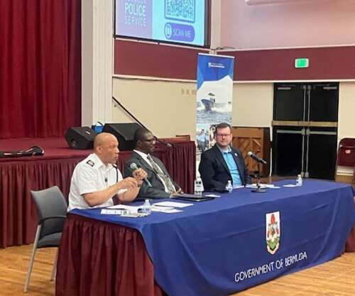 DynamicCecelia's tweet image. Bermuda expands its high-tech CCTV system, emphasizing transparency and privacy protections. Officials stress community action is key to safety-cameras are just one tool, not a police state.  royalgazette.com/crime/news/art…