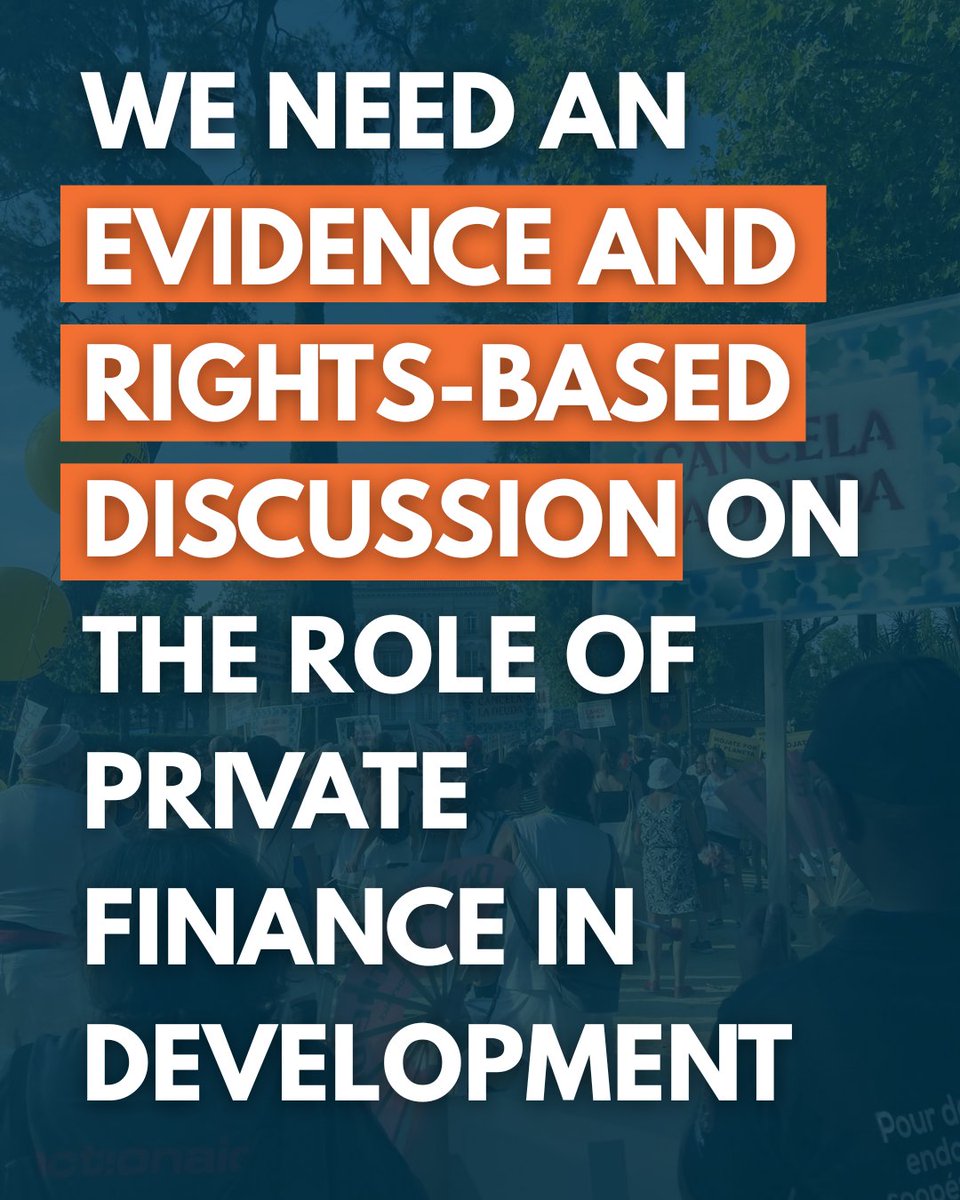Eurodad (@eurodad) on Twitter photo The 'billions to trillions' doctrine was alive & kicking at #FfD4. But high-risk policies aimed at attracting private investors can have a negative impact on #SustainableDevelopment & #HumanRights.
Read <a href="/ma_jose_romero/">María José Romero</a>'s analysis in <a href="/phenomenalworld/">Phenomenal World</a> phenomenalworld.org/analysis/the-p… The 'billions to trillions' doctrine was alive & kicking at #FfD4. But high-risk policies aimed at attracting private investors can have a negative impact on #SustainableDevelopment & #HumanRights.
Read <a href="/ma_jose_romero/">María José Romero</a>'s analysis in <a href="/phenomenalworld/">Phenomenal World</a> phenomenalworld.org/analysis/the-p…