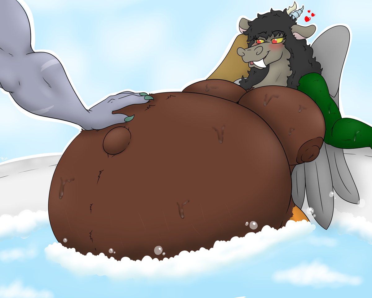 [Personal] - Mid-Tub Belly-Rub!

A finished gift for <a href="/IamUnknown2222/">IamUnknown</a>, who really enjoyed Sophia during the recent Mayternity drive~