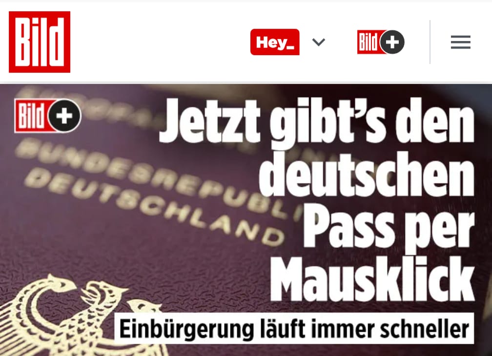 BertramMda's tweet image. 🚨 Einbürgerung per #Mausklick in Berlin? Ohne persönliches Erscheinen öffnet das Betrug Tür und Tor! 🇩🇪 #Einbürgerung muss das Ergebnis jahrelanger, erfolgreicher Integration sein – nicht leistungslos verschenkt! Was kommt als Nächstes? Pässe direkt an der Grenze? 🤔