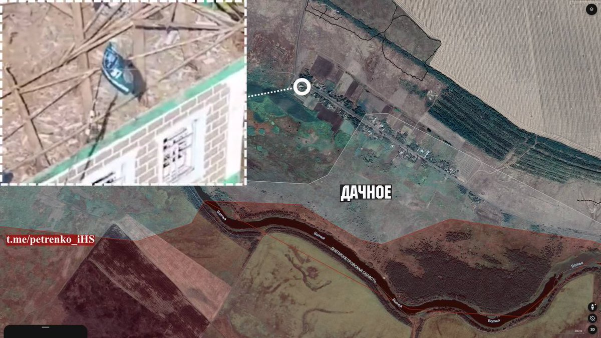 Russian defence ministry claims and Ukrainian general staff denies the capture of Dachne by the Russian forces. This would be the first settlement in Dnipropetrovsk region seized by the Russians, if/when confirmed. 

Blogging Ukrainian serviceman “Muchnoi” describes Dachne as