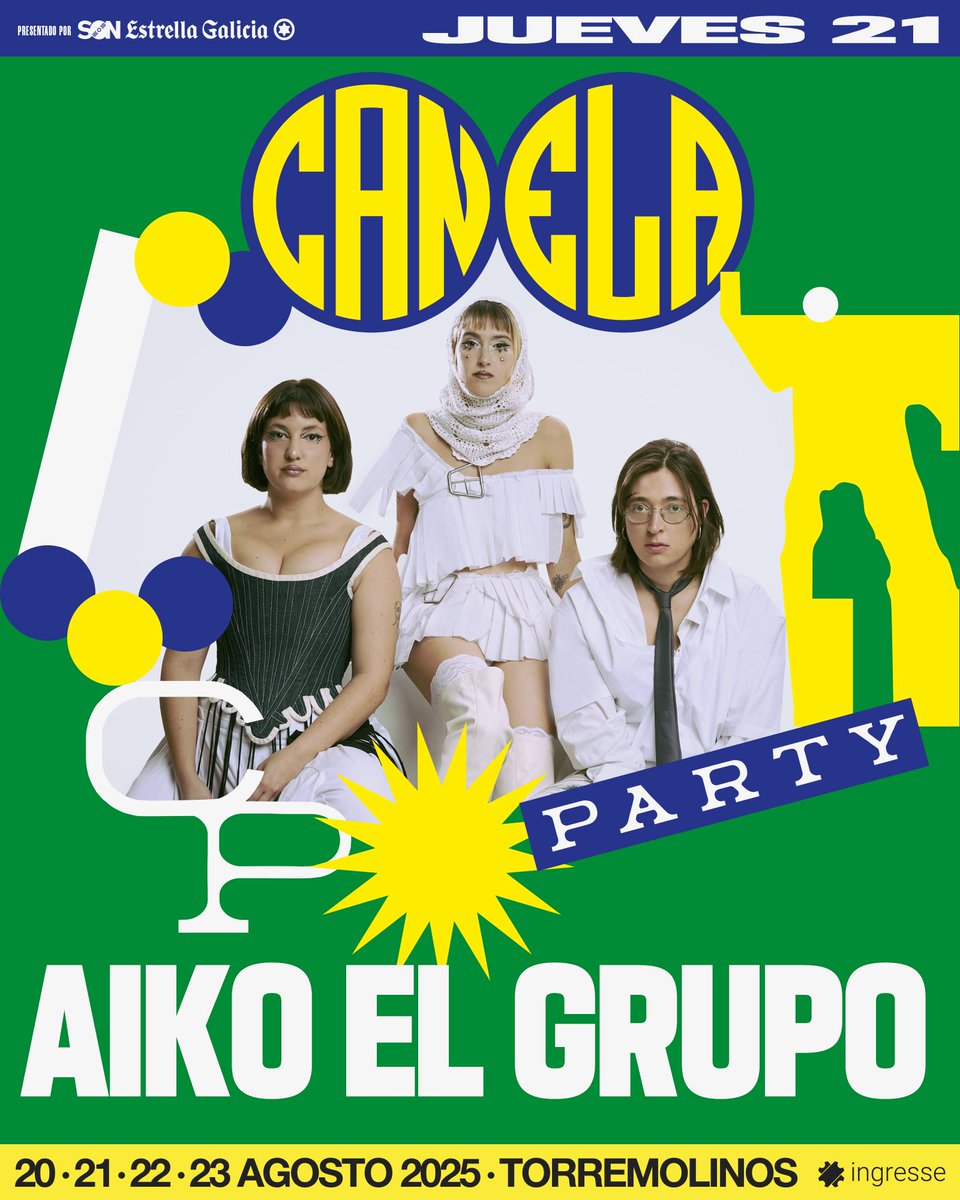🎉 AIKO EL GRUPO 🎉

Jueves 21 de agosto #CanelaParty2025

🎟️ ingresse.com/canela-party-2…