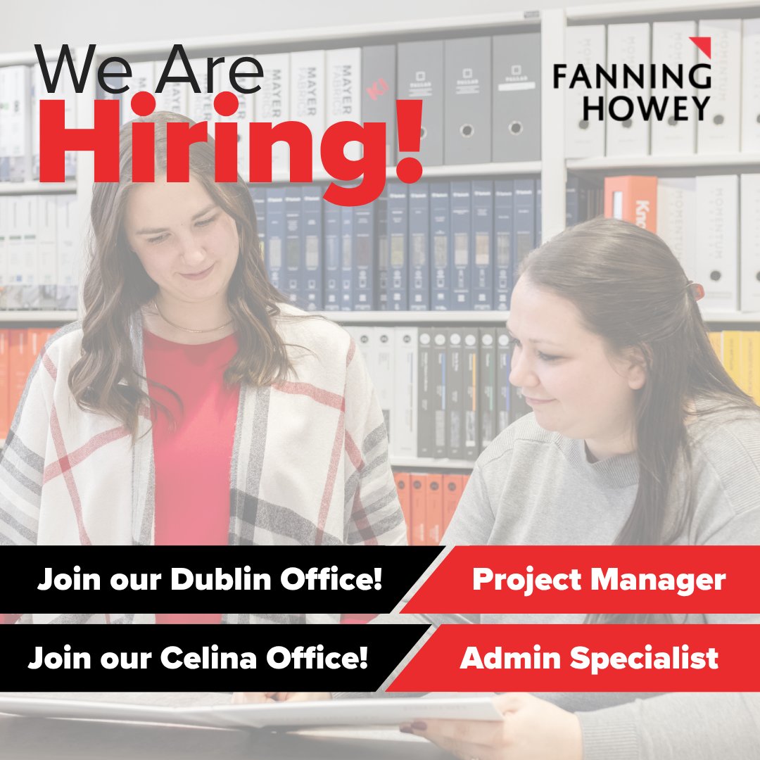 We’re currently looking for talented professionals to fill the following roles:

🔹 Project Manager – Dublin Office
🔹 Administrative Specialist – Celina Office

👉 Apply today and start building your future with us: fhai.com/careers/