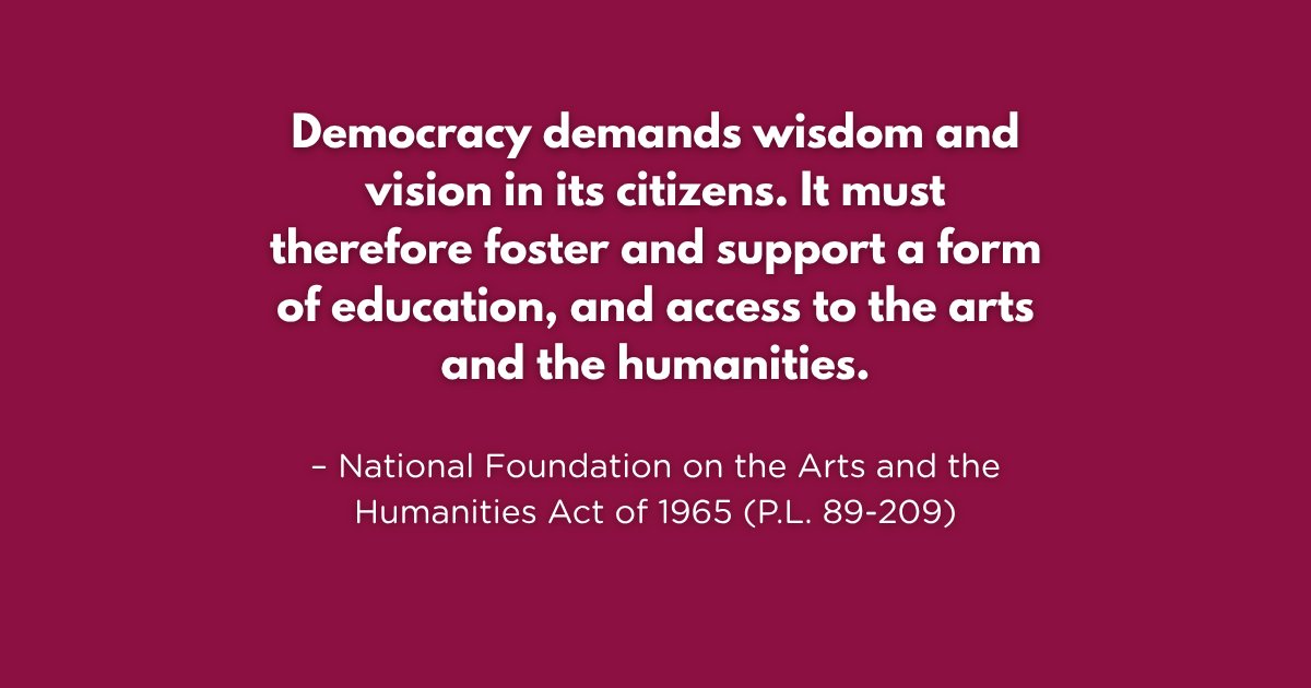 PoetryInAmerica's tweet image. Cuts to the NEH have slashed critical financial support to US cultural institutions—including to Poetry in America.
Help Poetry in America continue to foster and support humanities (and civic) education. Visit our donation page: link in bio
#humanities #civics #education