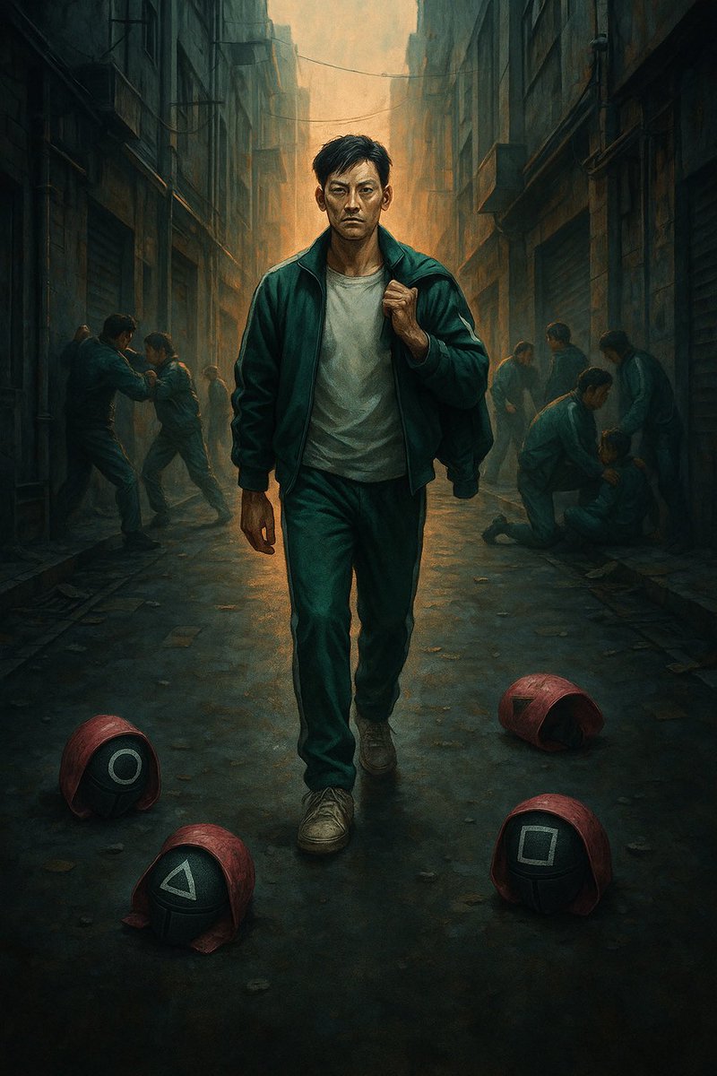 I watched Squid Game last night.
It felt like watching life, just with brighter colors and fewer cameras.

Everyone fighting to stay in the game,
hustling to pay bills, build dreams,
calling it “a normal life,” but it’s just survival with a softer intensity.

Kind people get