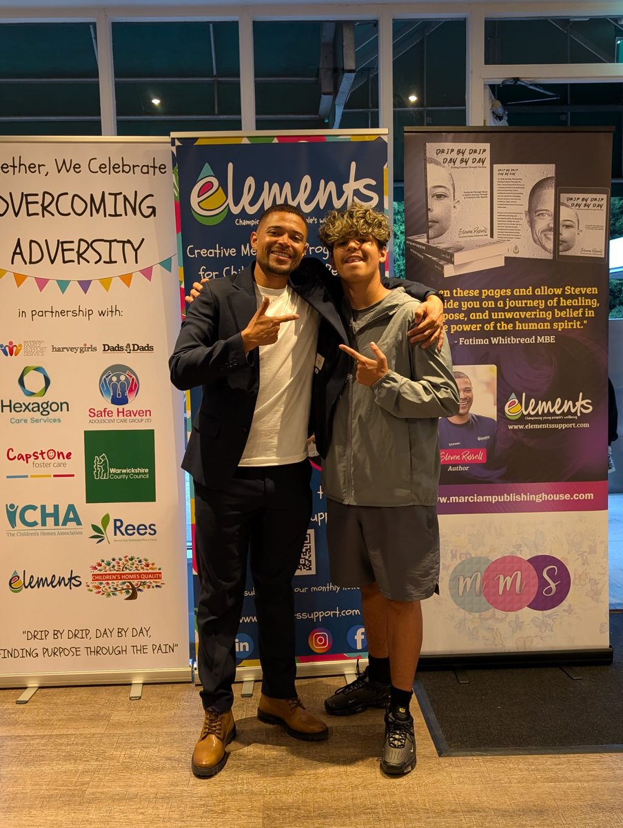 Star meets up and coming Star - Great picture #stevenrussell