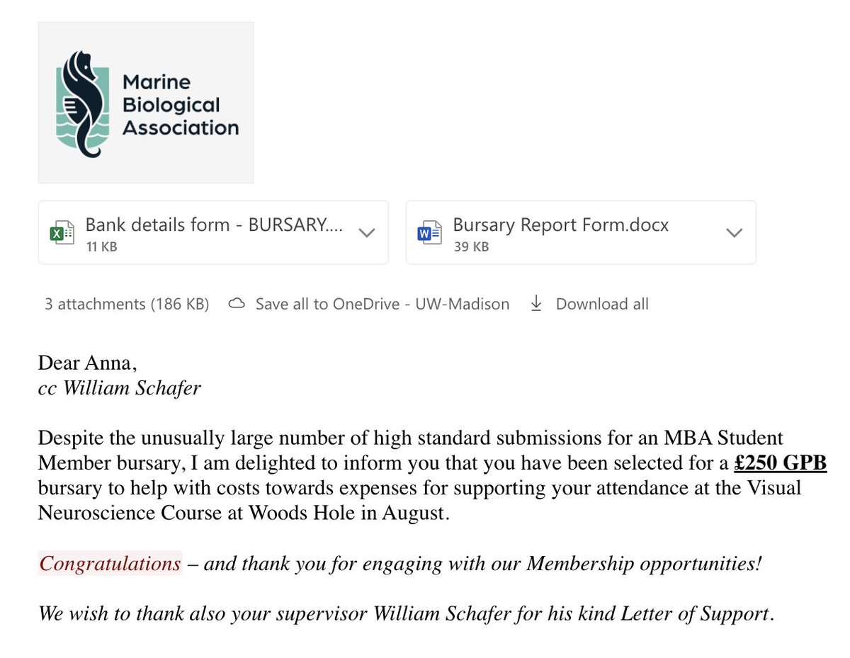 anna_m_neuro's tweet image. Thank you @thembauk for your support! So excited for my upcoming Visual Neuroscience course @MBLScience, tune in on Aug 1st for some vision and some cephalopods!