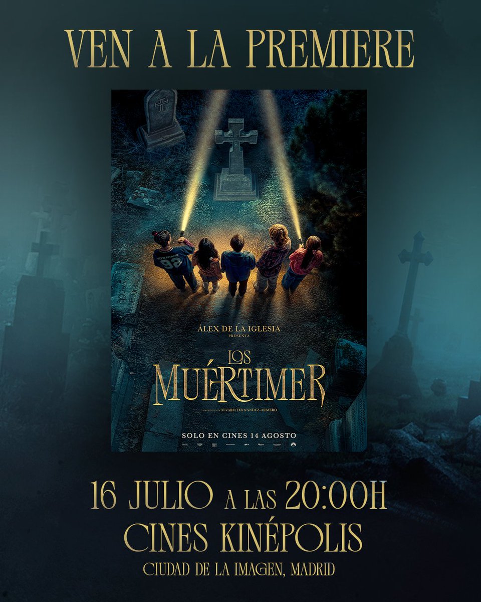 Paramount Pictures Spain (@paramount_spain) on Twitter photo ¡VEN A LA PREMIERE DE #LOSMUÉRTIMER el 16 de julio! Participa:
⚰️ Sigue a <a href="/paramount_spain/">Paramount Pictures Spain</a>
⚰️Dale like a este post
⚰️ Menciona a esa persona con la que te gustaría asistir a la premiere.
Tienes hasta el jueves 10 de julio para participar. ¡Mucha suerte! 💫
Consulta las BBLL en el ¡VEN A LA PREMIERE DE #LOSMUÉRTIMER el 16 de julio! Participa:
⚰️ Sigue a <a href="/paramount_spain/">Paramount Pictures Spain</a>
⚰️Dale like a este post
⚰️ Menciona a esa persona con la que te gustaría asistir a la premiere.
Tienes hasta el jueves 10 de julio para participar. ¡Mucha suerte! 💫
Consulta las BBLL en el