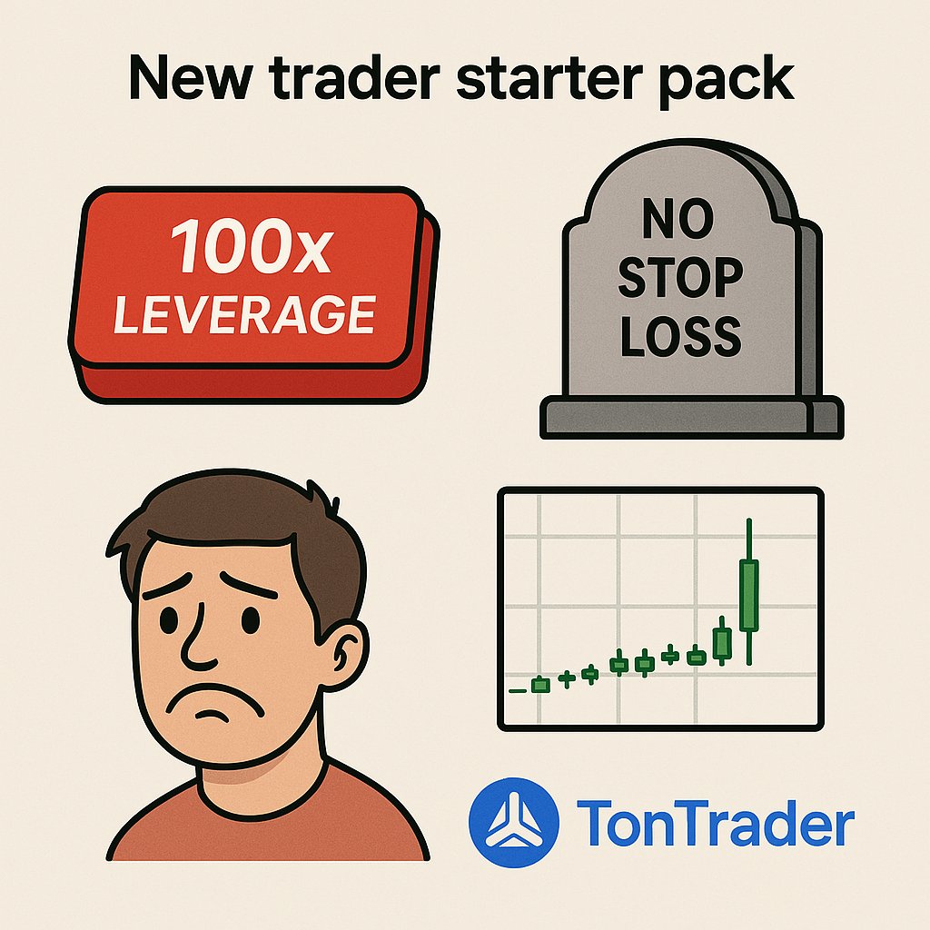 The “I got this” phase of every new trader’s journey.

High leverage, no stop, full confidence… right before the lesson hits.

We’ve all been there.