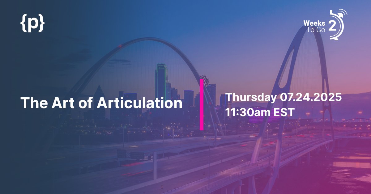 programmersio's tweet image. 🗣️ Elevate your communication game!

Join our free webinar on July 24 @ 11:30 AM EST:
The Art of Articulation — Tips, tools &amp;amp; real examples to simplify complex ideas &amp;amp; boost team impact.

🎟️ Register: programmers-io.zoom.us/webinar/regist…

#Articulation #ArtOfArticulation #TechCommunication