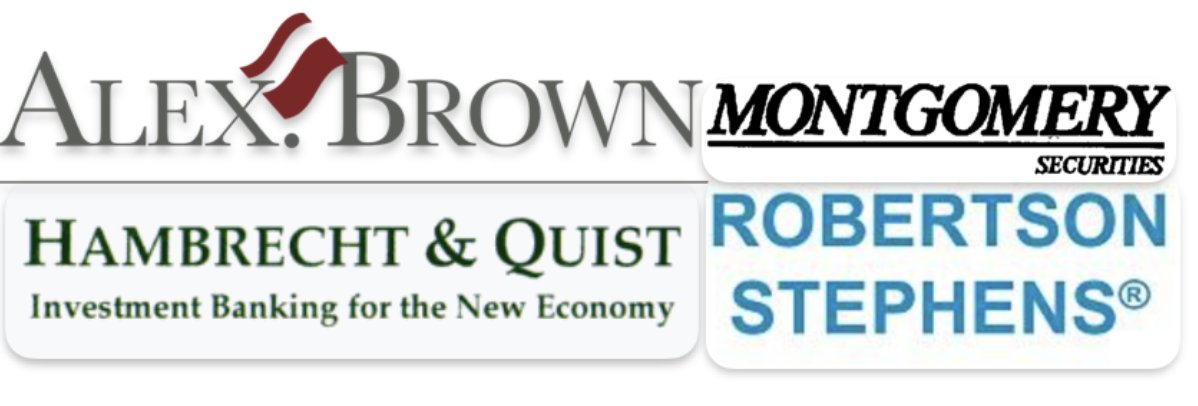The Four Horsemen of Tech Banking Thread: 🧵

The Figma IPO and end of July 4th Weekend is a good chance to talk about the importance of IPOs to the VC and tech ecosystem and to remember the critical role the The Four Horsemen of 1980s-1990s Tech Banking played in building