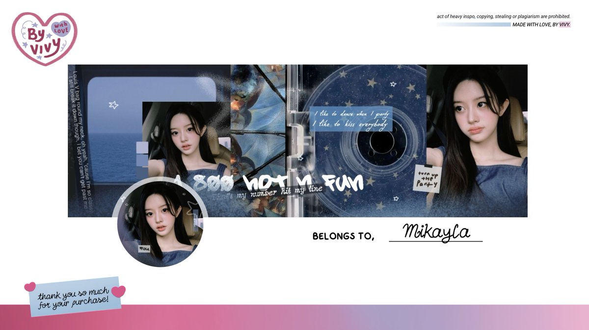 KANGEN BANGET AKU SAMA KAMU T____T aku buatkan iniiii. suka nggak?! 🥺🩷