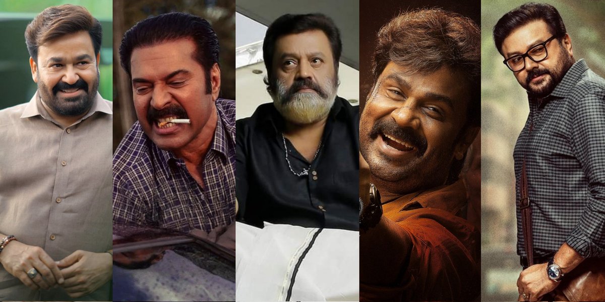 Readya Mameyyy🥶🔥!!

Nothing gets Mallus more excited in 2025 than seeing all of them with their new releases 🪄🤗!!

#Mohanlal : Hridayapoorvam, Patriot
#Mammootty : Patriot, Kalamkaaval 
#Dileep : Bha Bha Ba
#SureshGopi : Ottakomban, JSK
#Jayaram : #AshakalAayiram