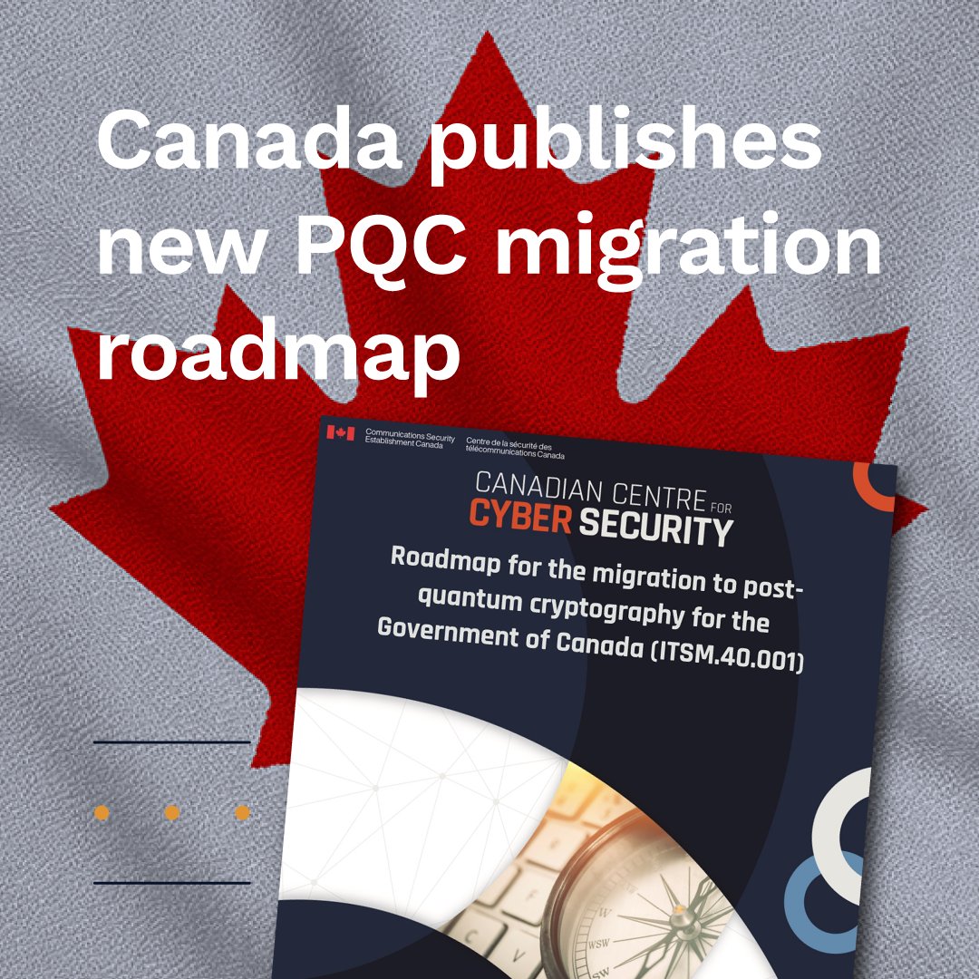 PqShield's tweet image. The @newsroomGC recently published a new roadmap, outlining the key phases and milestones leading to a deadline of 2035 for full transition of IT systems in federal departments. The world is aligning on migration strategies.
hubs.li/Q03w0Qy_0