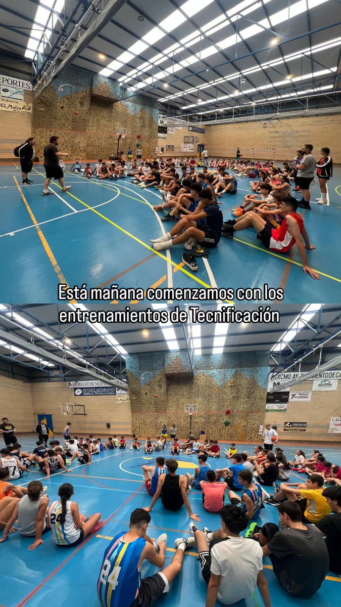 Está mañana comenzaron los entrenamientos de Tecnificación en el  V CampusRBA