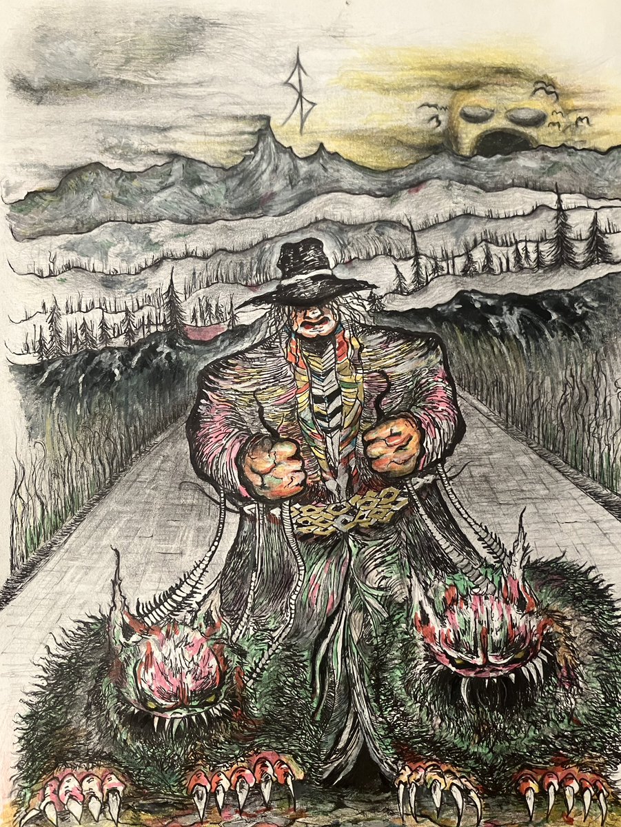 roeeegold's tweet photo. 🐺 🎩 🌲 

#art #darkart #illustration #artist https://t.co/F2IJwJgrXl