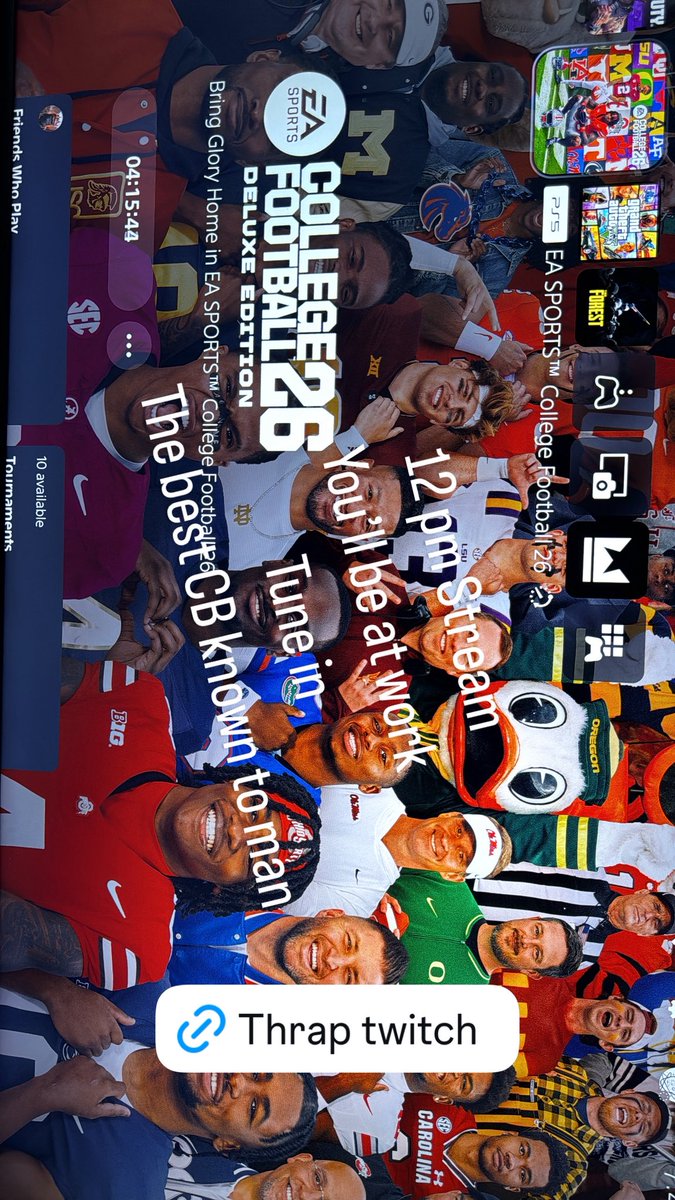 THRap___'s tweet image. “Tune into the 12 pm stream. Watch my cornerback turn heads in high school to the point he receives a scholarship to aid a dynasty or create one. You’re in for a treat. Defense wins championships and one side of the field is already erased because of me. THRap___ on twitch.”