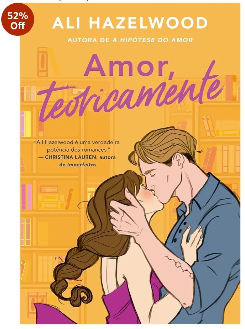 BooksSakura's tweet photo. Oferta Amazon 

📚  Amor, teoricamente 
💰 R$28,52
Link ➡️ https://t.co/O1rCKelFMp

#OfertasAmazon #Livros #EsquentaPrimeDay https://t.co/MpMG7zoOqs