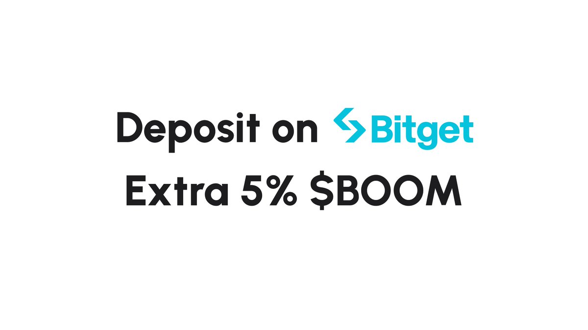 ⚡️ Hurry up! Claim your $BOOM airdrop with an extra 5% bonus and zero gas fees! Only on <a href="/bitgetglobal/">Bitget</a> ❤️

Available ONLY for now! Join before July 8, 6 AM UTC to receive airdrop with bonus tokens before TGE.

🔗 Fill in your Bitget UID here:
gamerboom.org

🔍 More