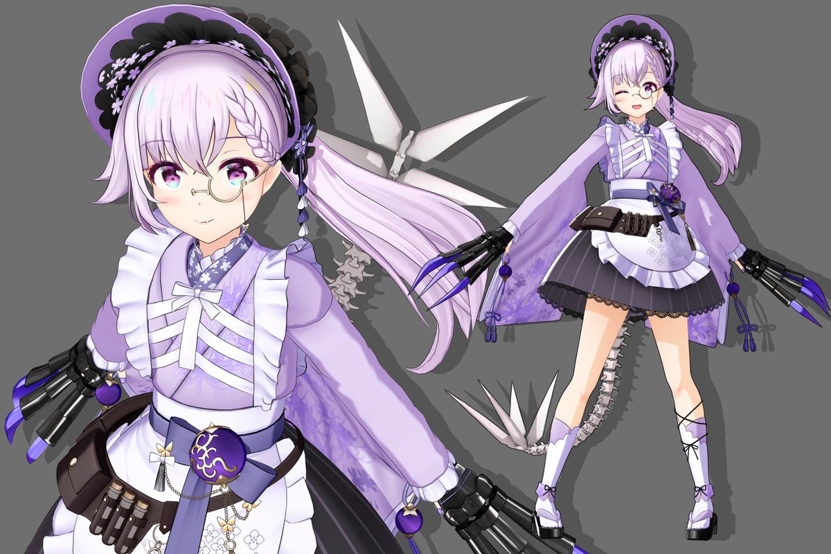 LIVE所属、カルロ ピノ🐜ちゃん(@carro_pino)の新衣装3Dを担当させて