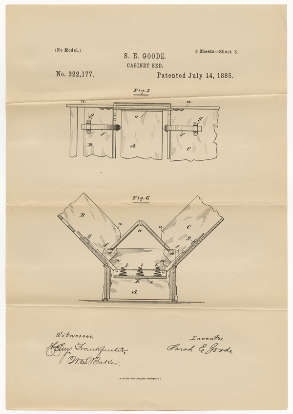 TodaysDocument's tweet image. 322177 - Folding Beds - Sarah E. Goode
catalog.archives.gov/id/7560384?obj…