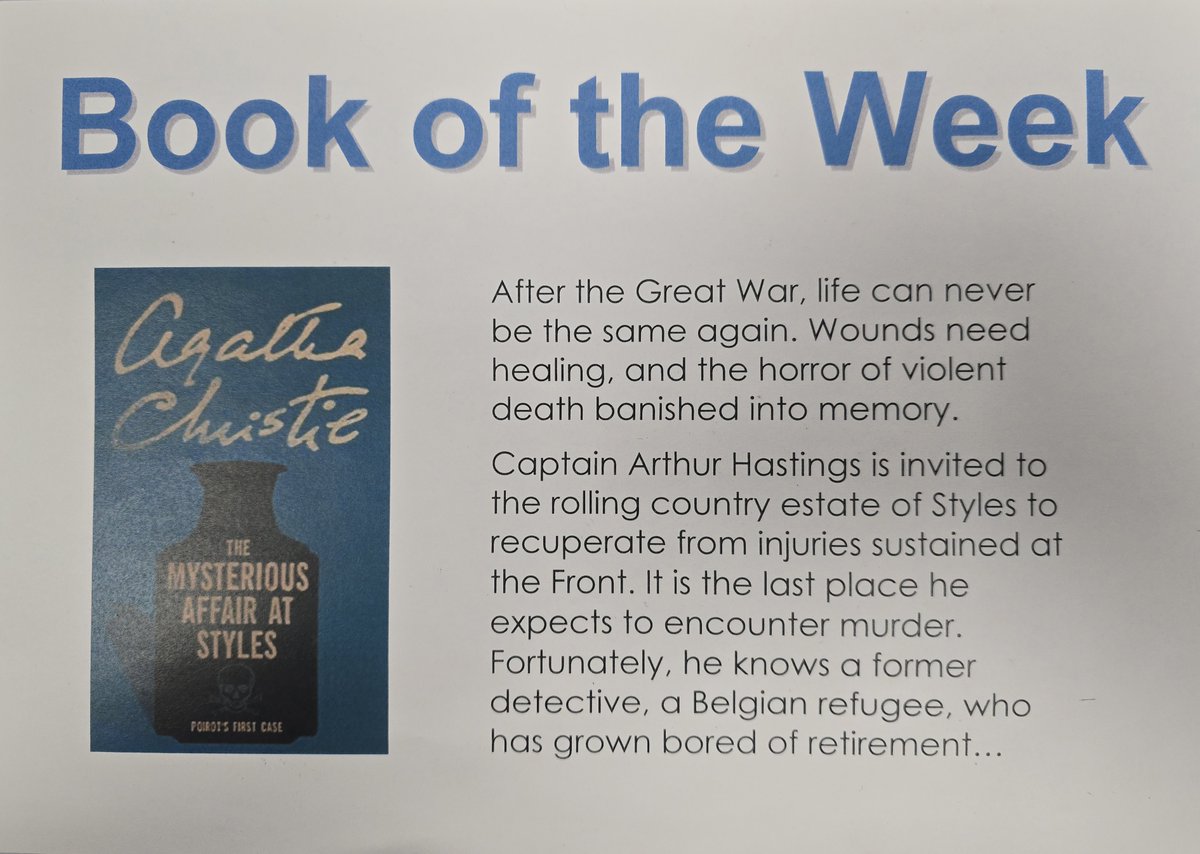 Knaphill Library (@knaphilllib) on Twitter photo A cleverly written murder mystery with interesting twists and turns, leaving you guessing the whole way through.
A classic from the acclaimed Agatha Christie, pick up a copy at Knaphill Library!
<a href="/SurreyLibraries/">Surrey Libraries UK</a> A cleverly written murder mystery with interesting twists and turns, leaving you guessing the whole way through.
A classic from the acclaimed Agatha Christie, pick up a copy at Knaphill Library!
<a href="/SurreyLibraries/">Surrey Libraries UK</a>