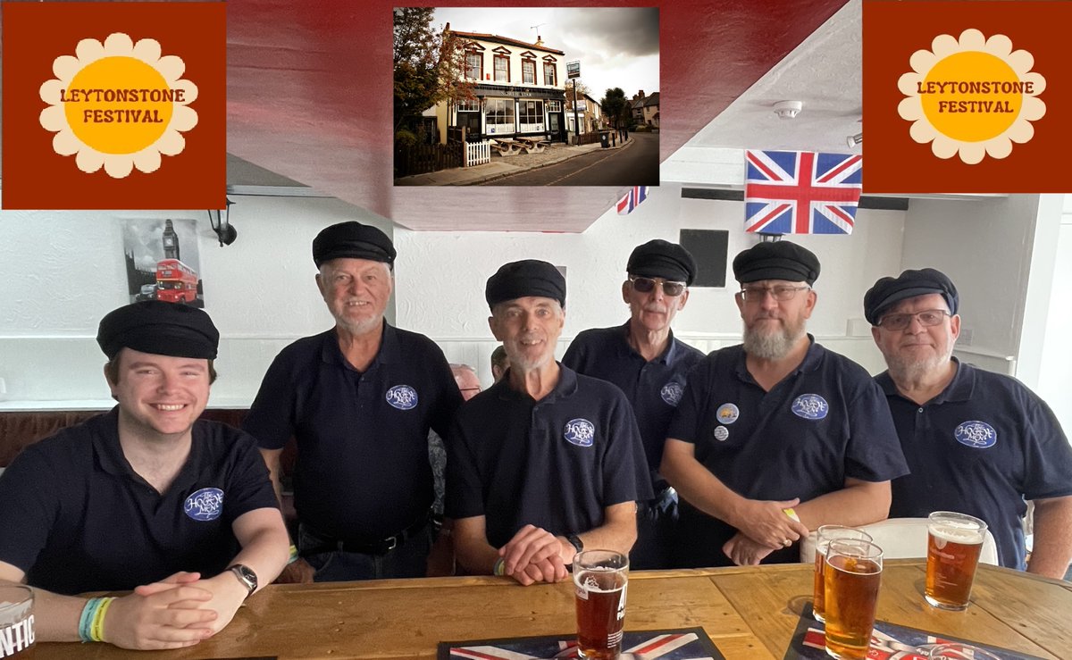 HogEyeMen's tweet image. @HogEyeMen will be singing #seashanties in the North Star Leytonstone @thenorthstarpub on Wednesday 16th July from 8:00pm.
Part of the Leytonstone Festival @E11_Festival