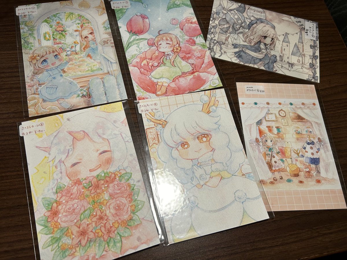 frantzfurufuru1's tweet image. Gallery glad.さんの『木漏れ日の小さな庭展』で購入したポストカードら。