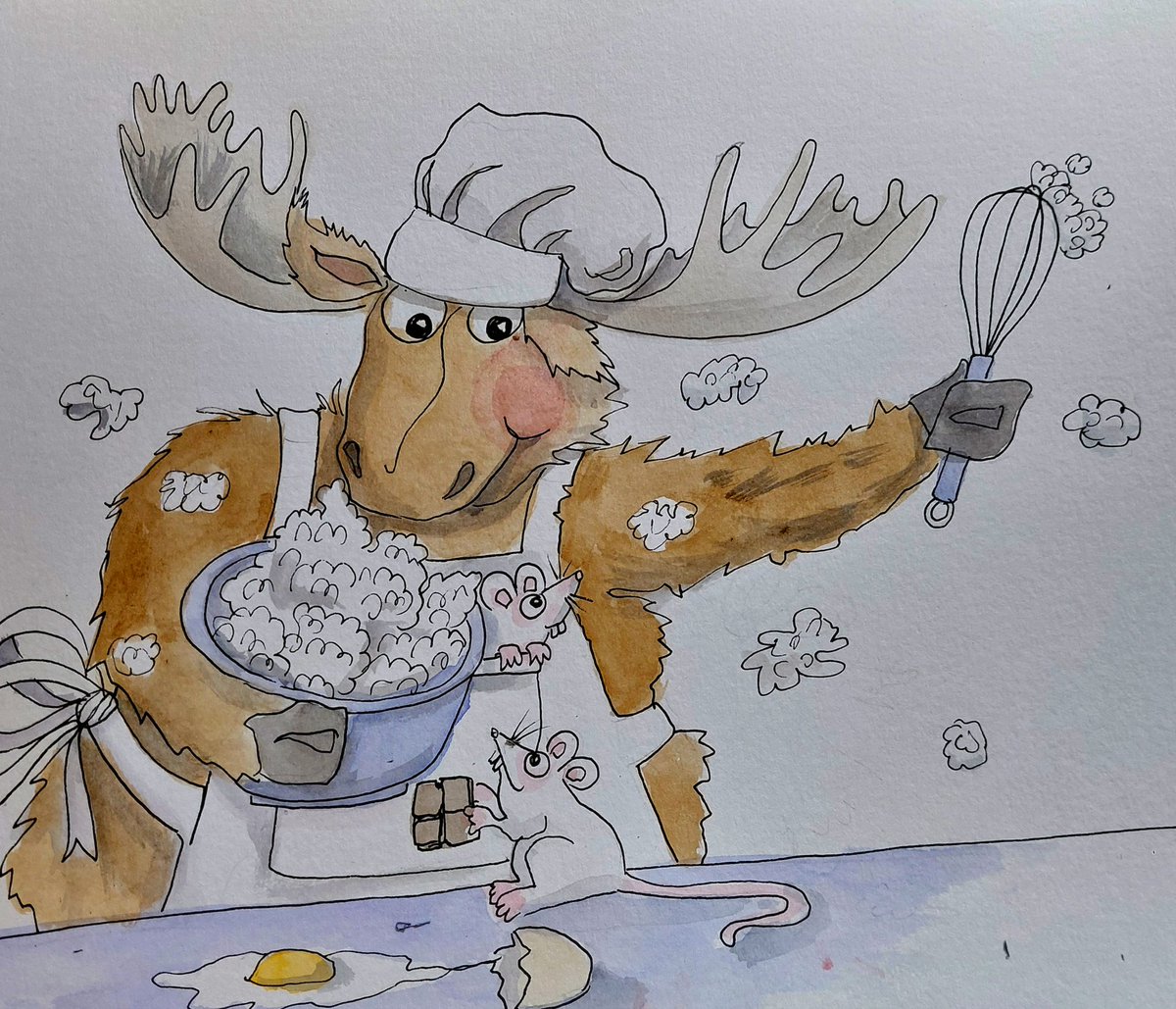 jayceek33's tweet image. Moose + Chef's Apron
Moose, mouse, mousse, mouse...馃馃槀
@StudioTeaBreak
#MythicalMashup