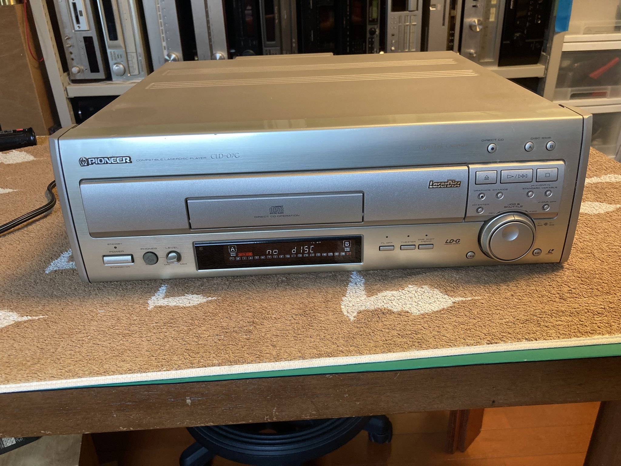 レーザーディスクプレーヤー SONY レーザーディスクプレーヤー