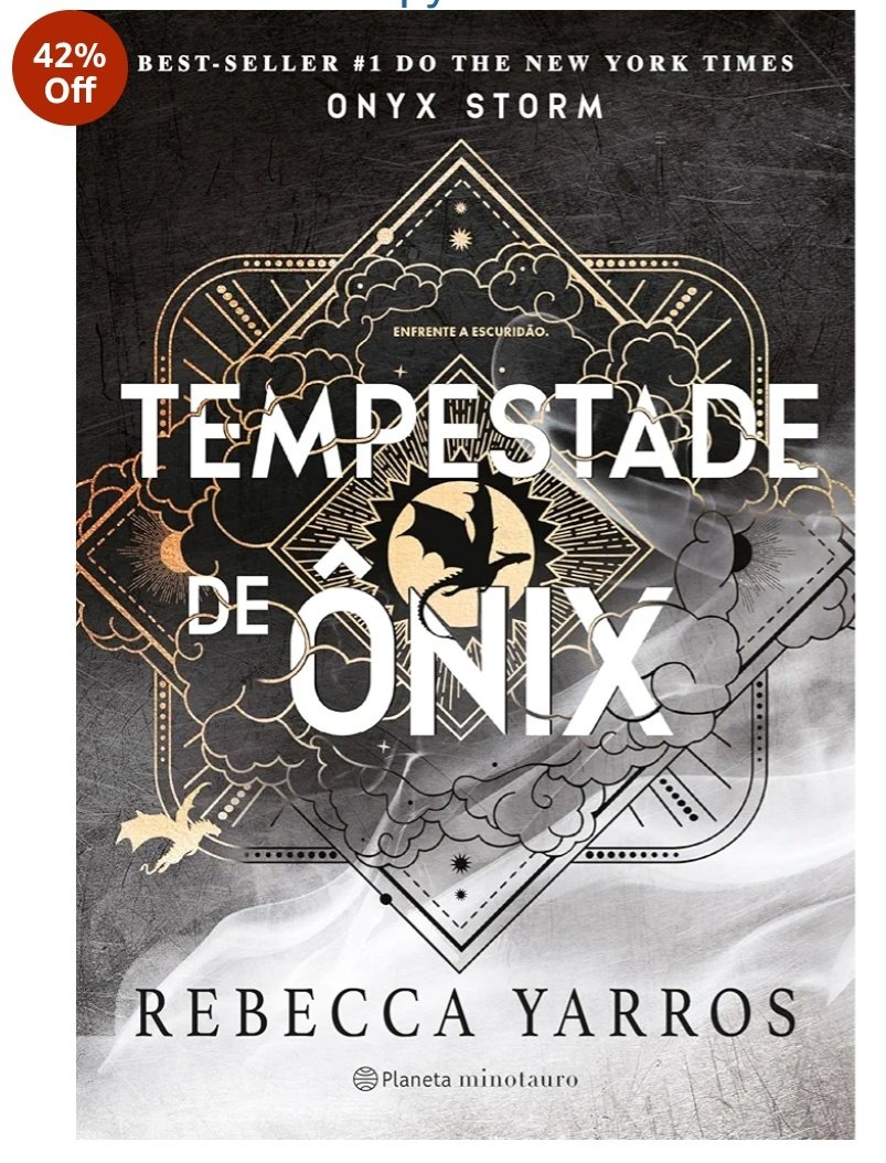 BooksSakura's tweet photo. Oferta Amazon 

📚 Quarta Asa 
💰 R$58,31
Link ➡️ https://t.co/19Iy9TQS6I

📚 Chama de Ferro 
💰 R$55,00
Link ➡️ https://t.co/I051YbSACq

📚 Tempestade de Ônix 
💰 R$57,94
Link ➡️ https://t.co/gEnPaUDryQ

#OfertasAmazon #Livros #EsquentaPrimeDay https://t.co/v15YIZO4qm