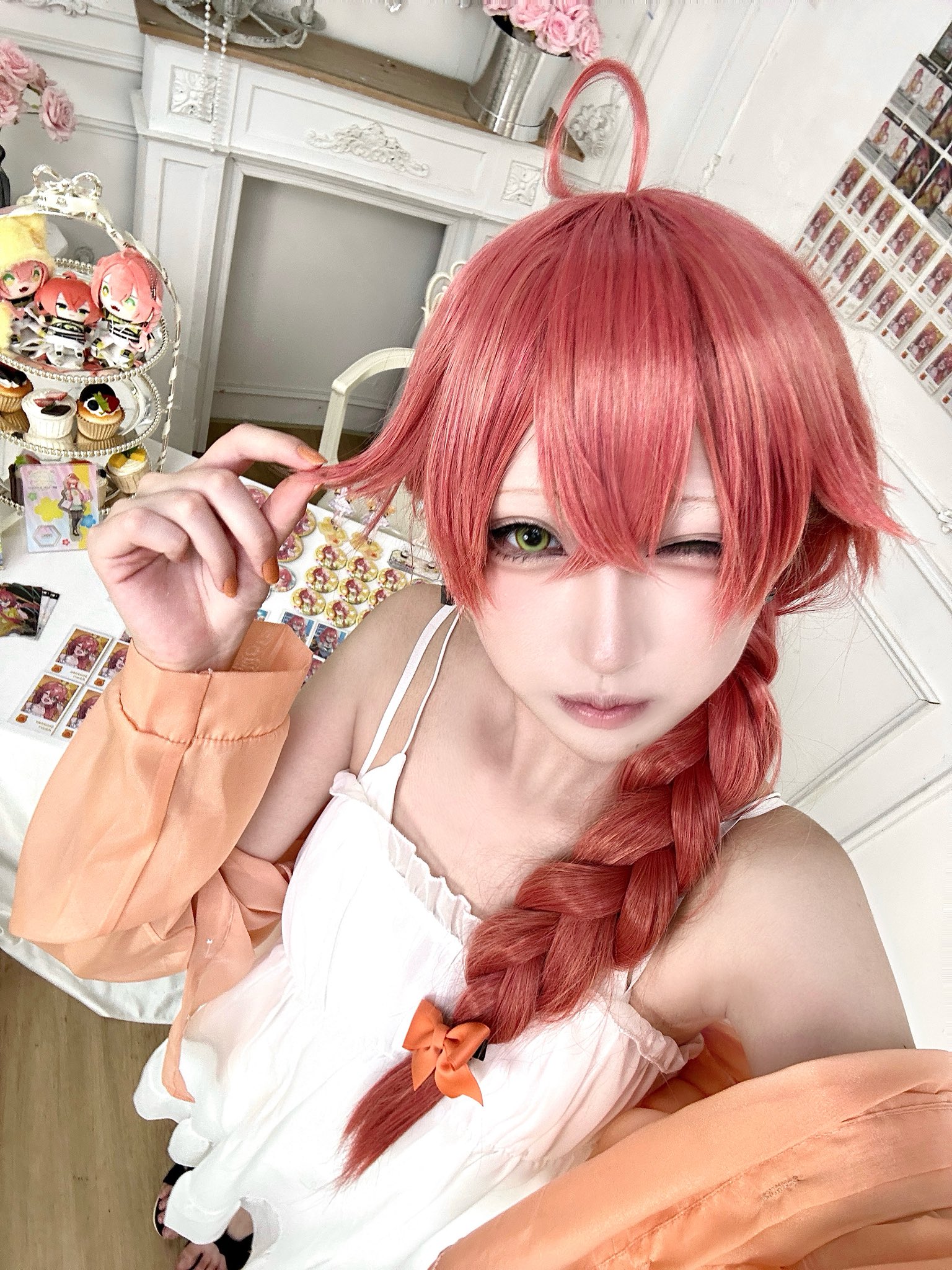 【ウィッグ付セット】にじさんじ 獅子堂あかり コスプレ Amazon.co.jp: 獅子堂あかり 新衣装 コスプレ衣装(道具 ウィッグ 靴