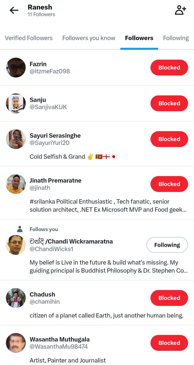 nomadic_sanjee's tweet photo. Troll account alert Twitter #LKA
@RannaOnX
Made in April 2025
Look at the followers!
Funny thing is the entire timeline seems to be about me. That's a lot of money and efforts spent on an activist "nobody" like me.๐
#SriLanka
#SockPuppetAccounts
#TrollAccounts https://t.co/TN2BRe71x8