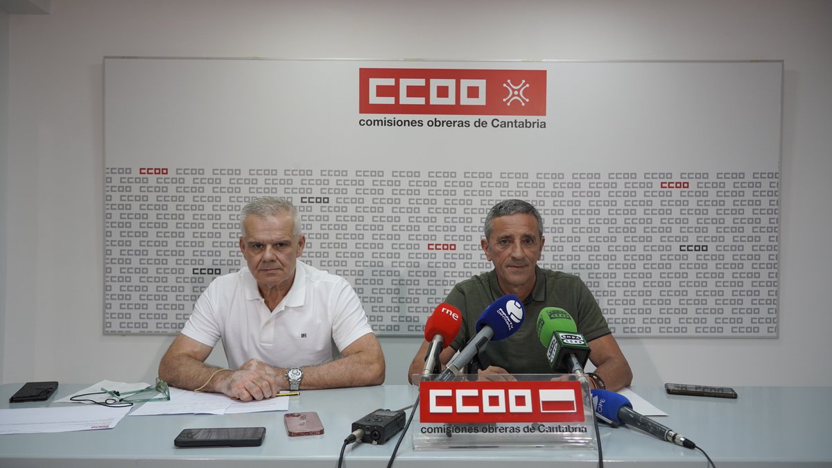 CCOO Cantabria (@ccoocantabria) on Twitter photo 🔴CCOO lamenta el ‘montaje’ del consejero de Turismo con el video de la marta y pide a la Guardia Civil que haga público su informe
📌 <a href="/FSCCantabria/">FSC-Cantabria</a> ha señalado que quién habló de sabotaje fue el propio Martínez Abad y que los técnicos de Nissan ya señalaron que eran cortes 🔴CCOO lamenta el ‘montaje’ del consejero de Turismo con el video de la marta y pide a la Guardia Civil que haga público su informe
📌 <a href="/FSCCantabria/">FSC-Cantabria</a> ha señalado que quién habló de sabotaje fue el propio Martínez Abad y que los técnicos de Nissan ya señalaron que eran cortes