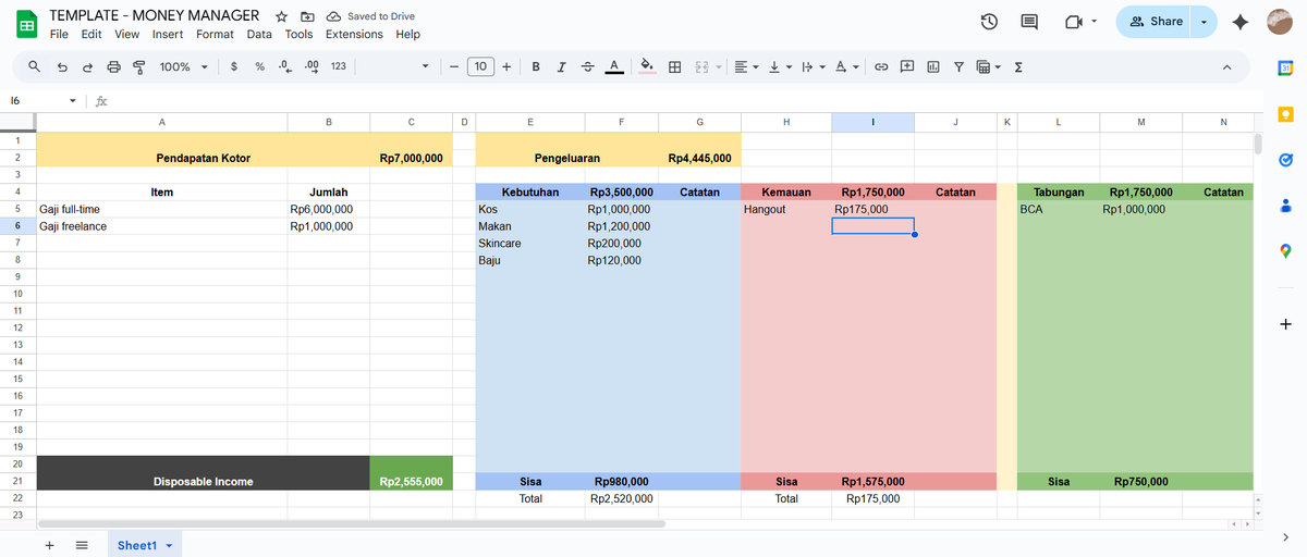 elisabetguwanto's tweet photo. ciri2 adulting yg baru kusadari: makin banyak pake Google Spreadsheet 😭

selain buat kerjaan kantor, juga buat:
- English Vocabulary bank
- money manager
- tracker lamaran kerja

template2-nya nanti aku reply yaa! https://t.co/VJcF77hdz7
