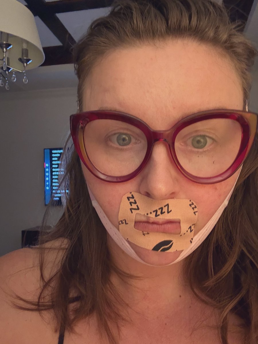100% sleep on my <a href="/WHOOP/">WHOOP</a> 

But why didn’t my husband wake me up? Is it the chin up slimming face mask, mouthguard or mouth tape? 🤷‍♀️ 

Hard to say. All I know is I’m going HAM on this Monday. What about y’all?