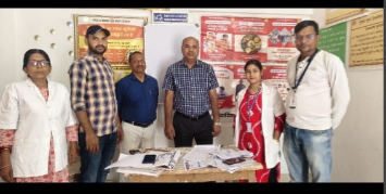 impact_bihar's tweet photo. District TB Officer, Muzaffarpur visited AAM Centre Kamalpur Bitharoll, Muzaffarpur with Impact Project Staff and NTEP team members. https://t.co/3kuroc6pfl