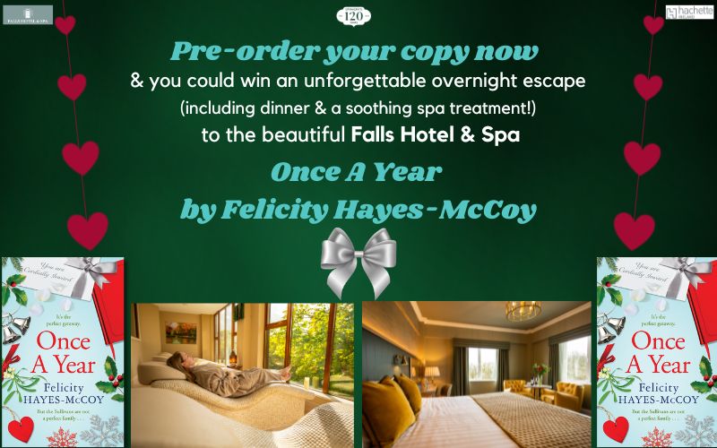 OMahonys Booksellers (@omahonysbooks) on Twitter photo ❣️✨Pre-Order your copy of #OnceAYear by Felicity Hayes-McCoy and you will be entered into the draw to win an amazing night away in the stunning Falls Hotel & Spa ❤️❣️💚
omahonys.ie
<a href="/fhayesmccoy/">Felicity Hayes-McCoy</a> <a href="/HachetteIre/">Hachette Ireland</a> <a href="/Fallshotel/">Falls Hotel & Spa</a> ❣️✨Pre-Order your copy of #OnceAYear by Felicity Hayes-McCoy and you will be entered into the draw to win an amazing night away in the stunning Falls Hotel & Spa ❤️❣️💚
omahonys.ie
<a href="/fhayesmccoy/">Felicity Hayes-McCoy</a> <a href="/HachetteIre/">Hachette Ireland</a> <a href="/Fallshotel/">Falls Hotel & Spa</a>
