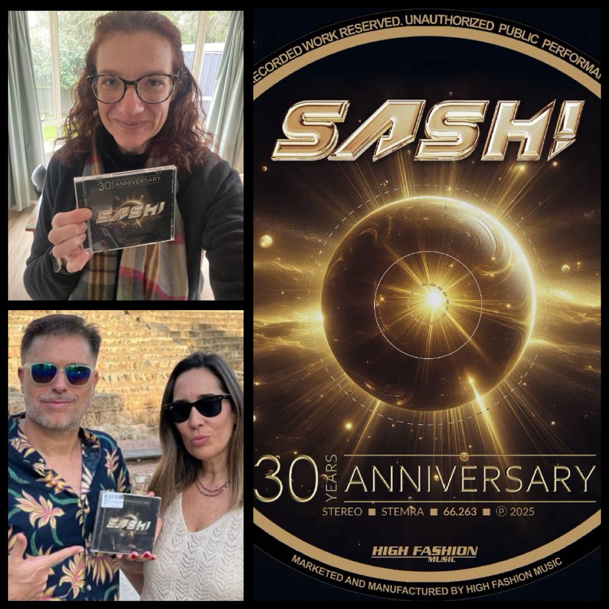 And here are more happy people who got their hands on the new 30th Anniversary Double CD 😍😍