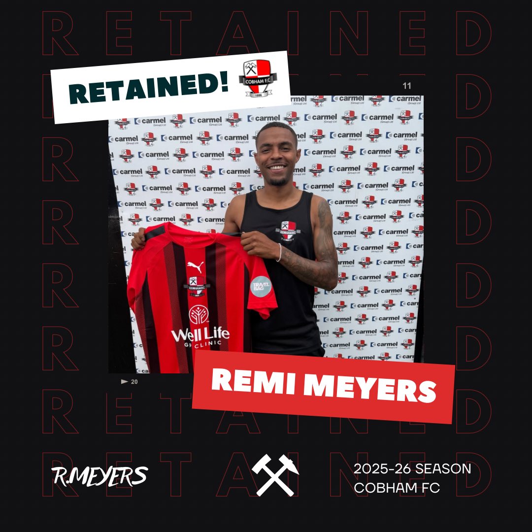 𝗦𝗾𝘂𝗮𝗱 𝗨𝗽𝗱𝗮𝘁𝗲⚒️

Meyers signs on for the upcoming season!

The Fullback is back again for next seasons campaign!

Looking forward to seeing Remi back in a Hammers Shirt again next season!

𝗨𝗽 𝗧𝗵𝗲 𝗛𝗮𝗺𝗺𝗲𝗿𝘀!