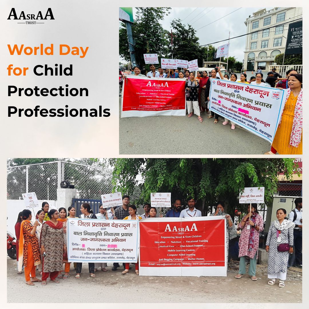 Today, Aasraa celebrates the strength &amp; compassion of child protection warriors worldwide.

This powerful moment from our awareness rally in Dehradun honors those fighting for every child’s right, dignity &amp; future.

We see you. We thank you. We stand with you.