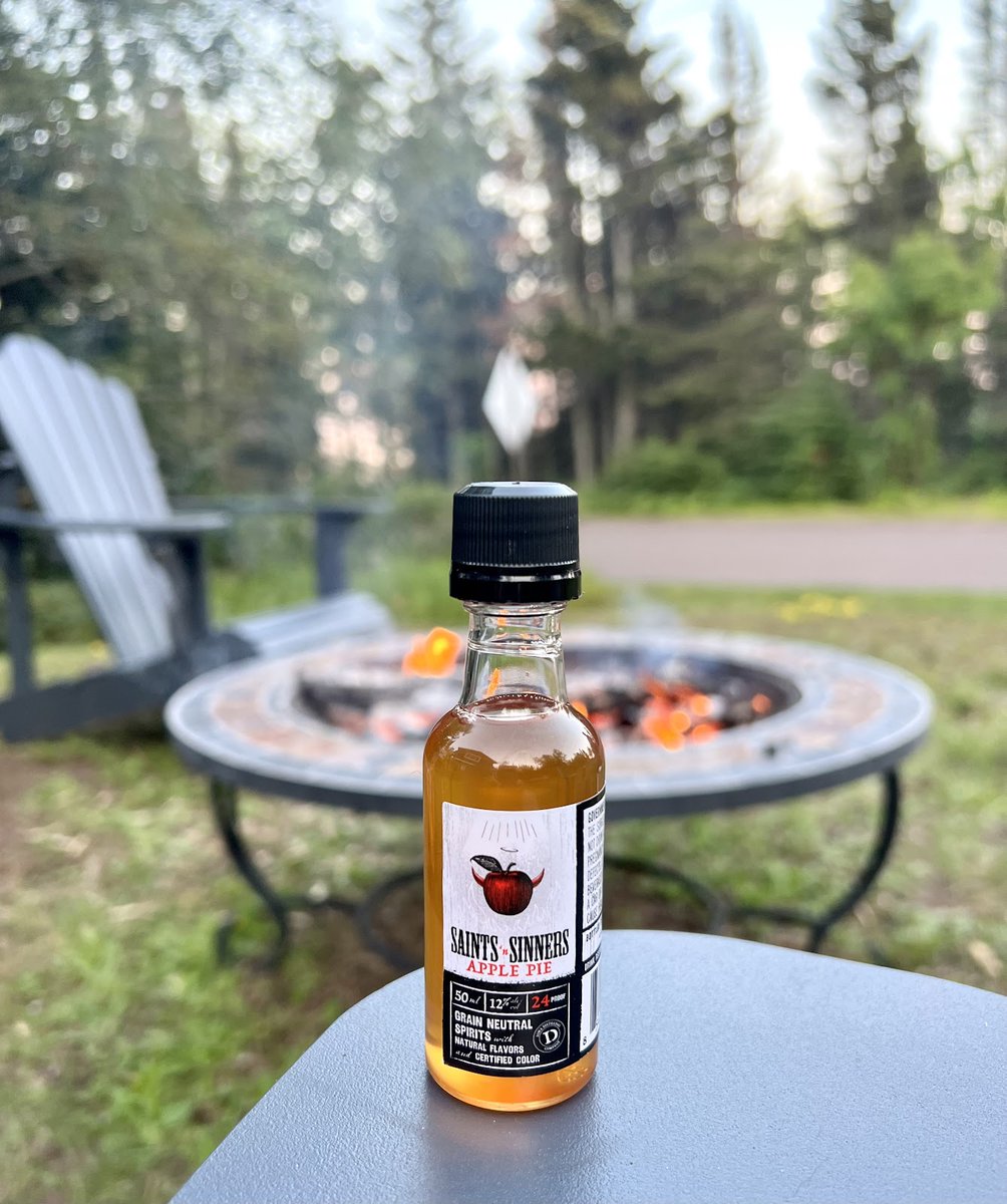 Iowa Distilling Co. (@iowadistilling) on Twitter photo Tiny bottle. Big campfire energy. Saints 'n Sinners minis are made for moments like this—sweet apple pie moonshine, warm fire, and stars overhead.
#SaintsnSinners #CampfireSips #MiniButMighty #IowaDistilling Tiny bottle. Big campfire energy. Saints 'n Sinners minis are made for moments like this—sweet apple pie moonshine, warm fire, and stars overhead.
#SaintsnSinners #CampfireSips #MiniButMighty #IowaDistilling