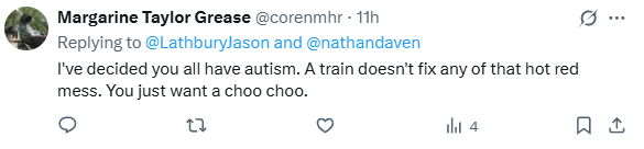 LathburyJason's tweet image. When this is the level of response you get for trying to explain why Beltline rail is a good idea, it's hard to come away with any other conclusion than that the opposition is simply ignorant and spiteful.
It really is quite sad.