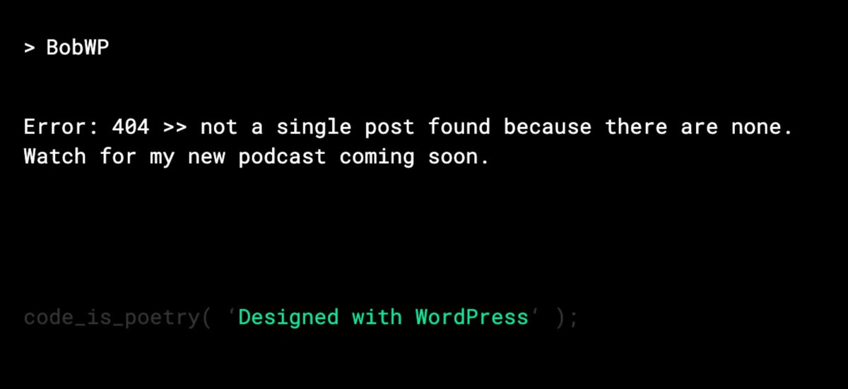 BobWP's tweet image. When I said I was wiping the slate clean a bit ago, I was serious.